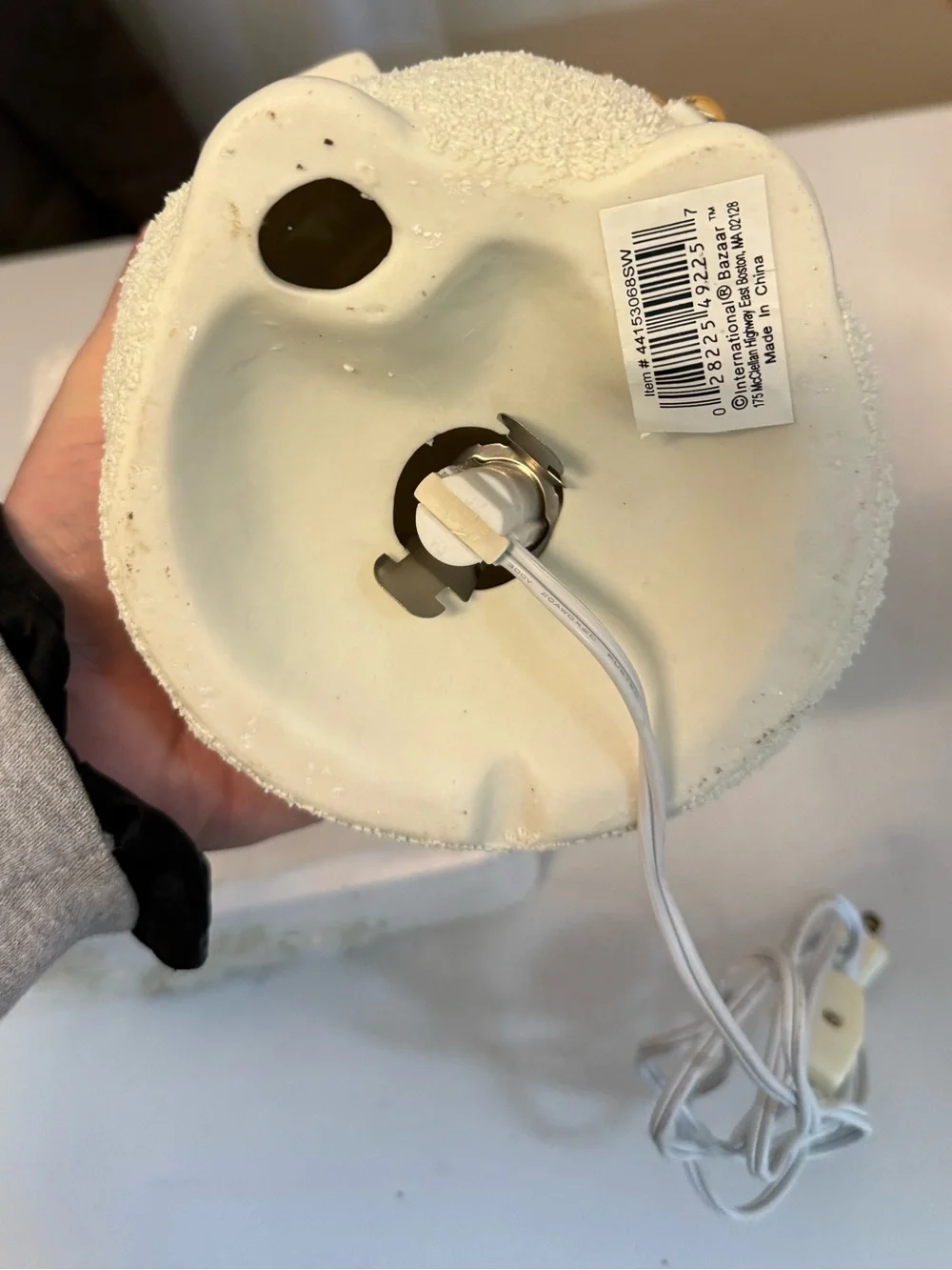 Vintage International Baxaar light up Snowman